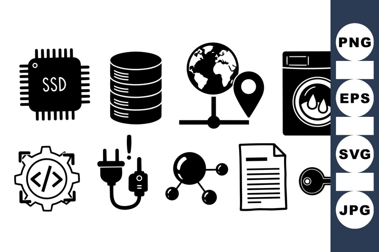 Modern Technology Icon Vector Clipart