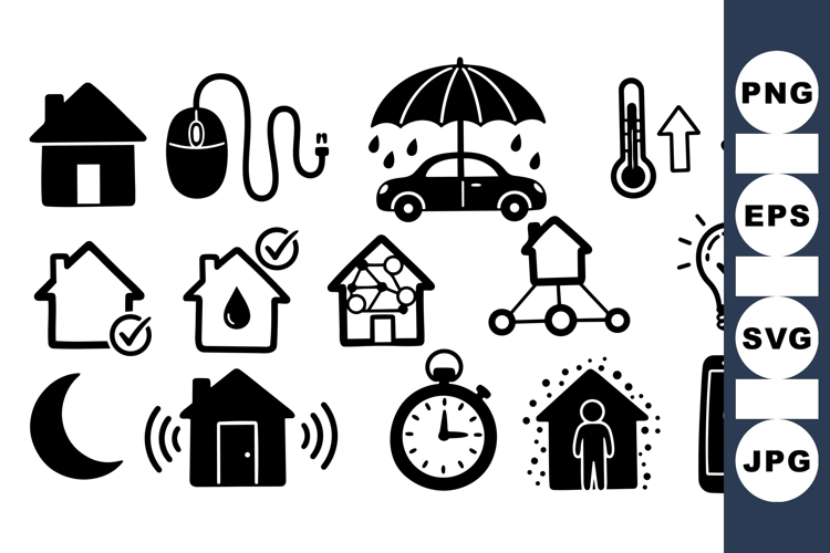 Smart Home Technology Icon