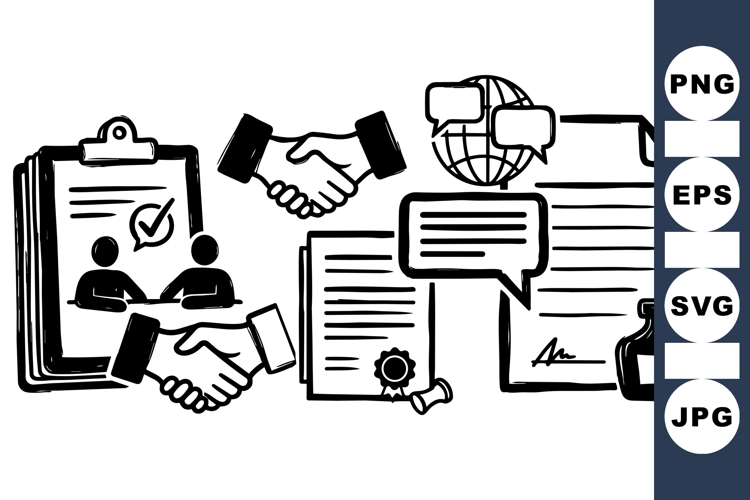 Handshake Illustration