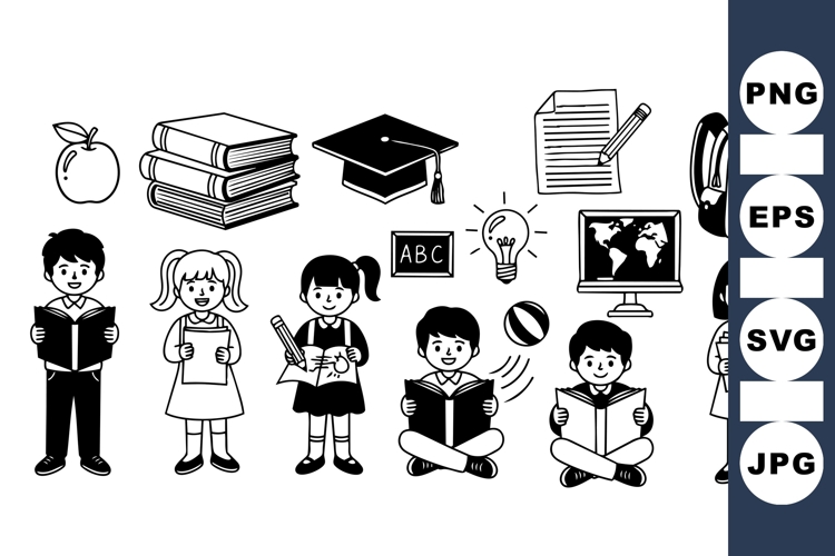 School Kids Clipart Image 4