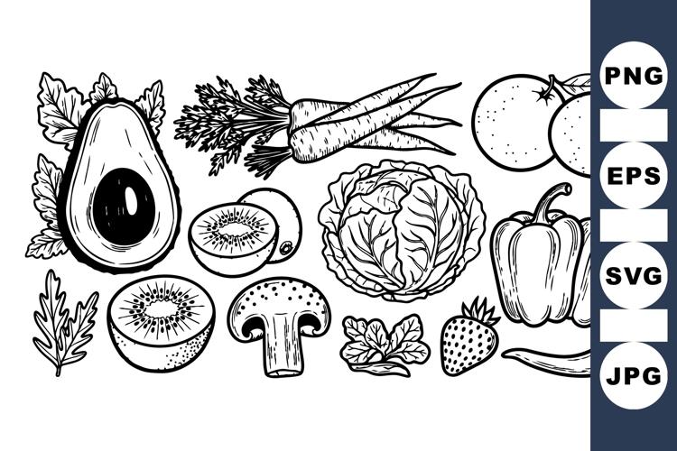 Hand Drawn Vegetable Clipart For Recipes