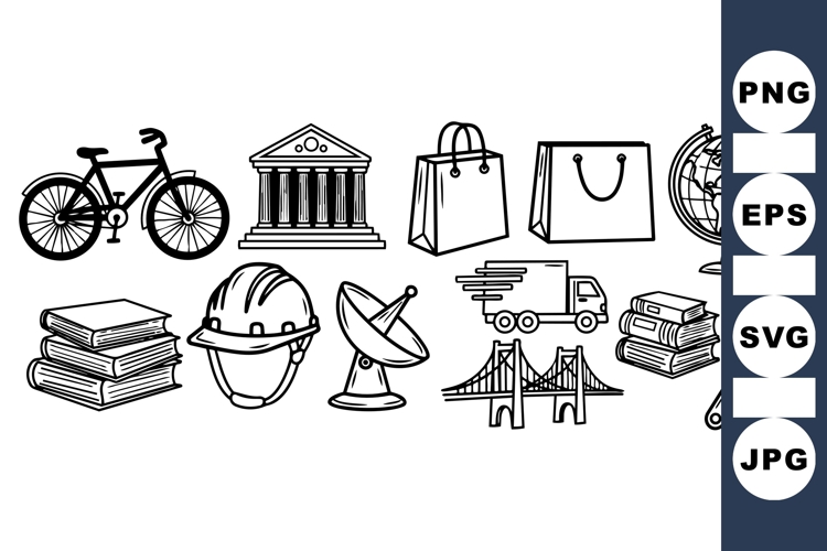 Minimalist Urban Icon For Use