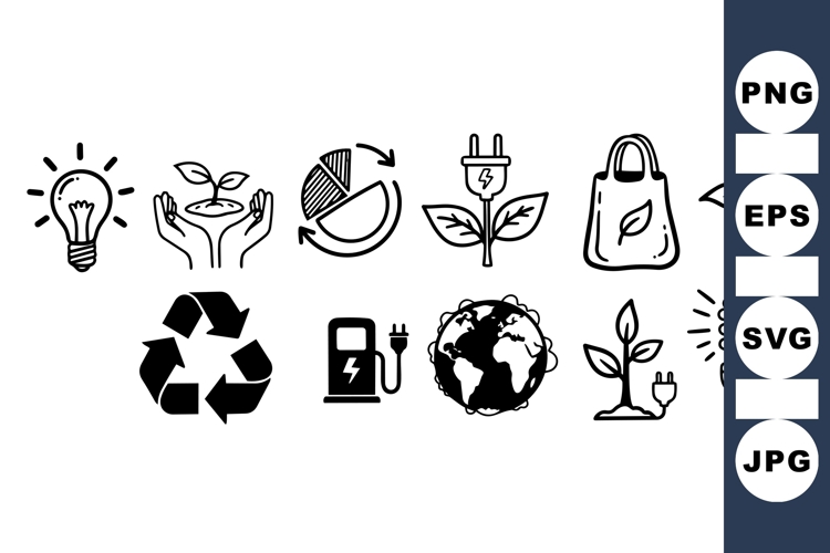 Eco Friendly Vector Icon For Sustainable Design