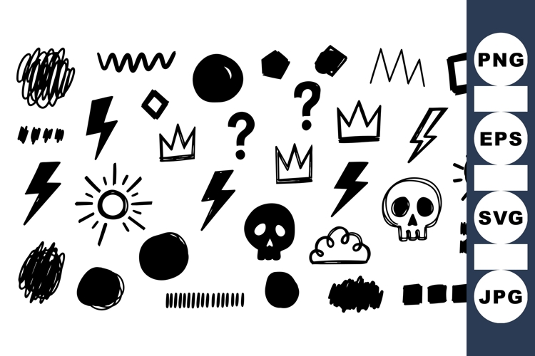 Hand Drawn Doodle Sketch Clipart Collection