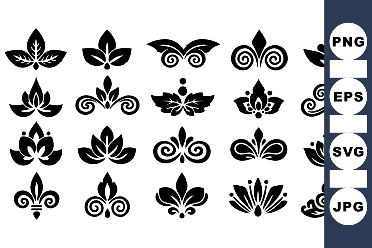 Vintage Fleur De Lis Vector Clipart For Crafts