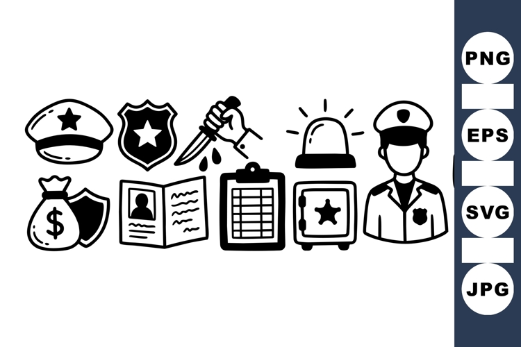 Police Crime Scene Svg Clipart For Projects