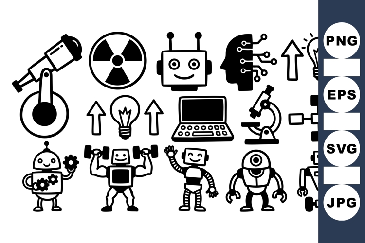 Black And White Clipart Image 8