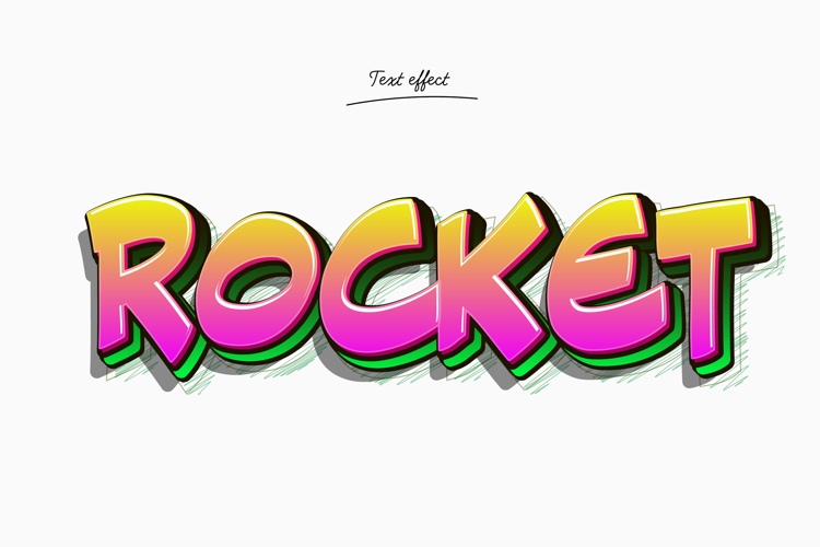 Sketch Art Style Text Effects Editable