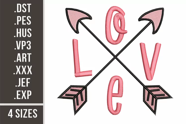Love Arrows | Embroidery Design