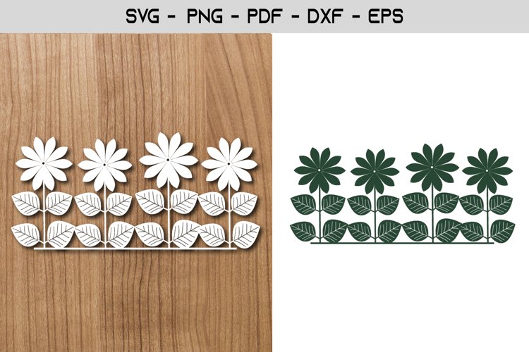 Sunflower Paper Template SVG example image 1