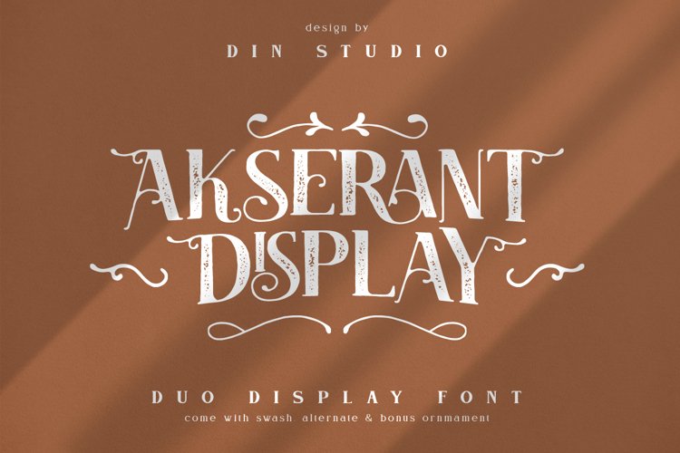 Akserant Display Font example image 1