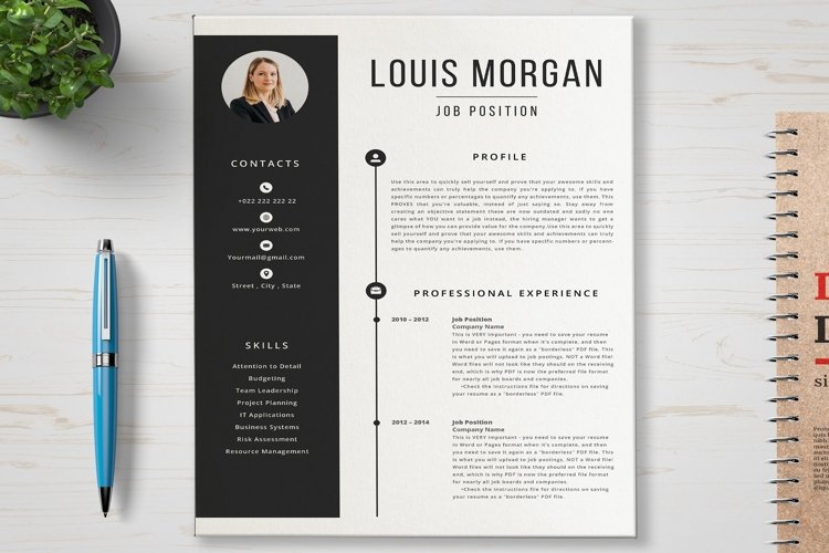 Resume Template example image 1