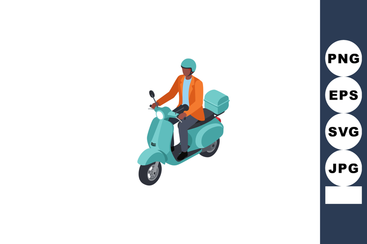 Scooter Clipart Image 18