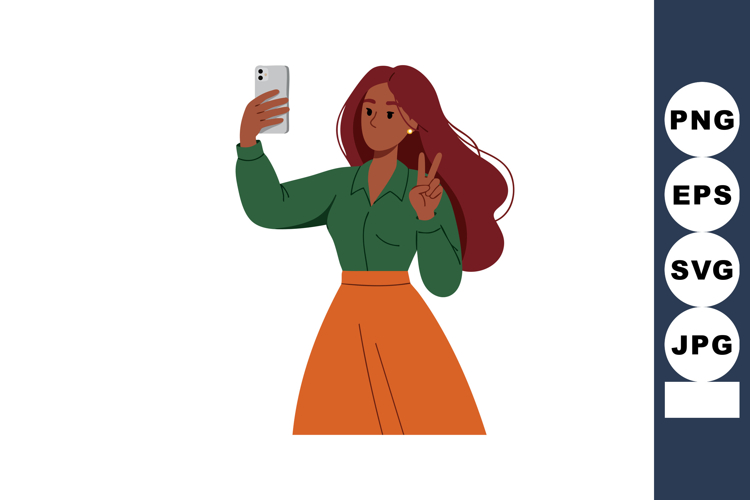 Selfie Clipart Image 11