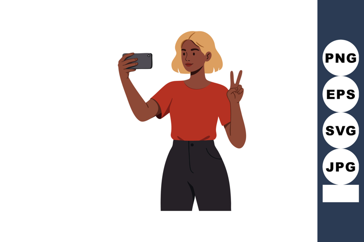 Selfie Clipart Image 10