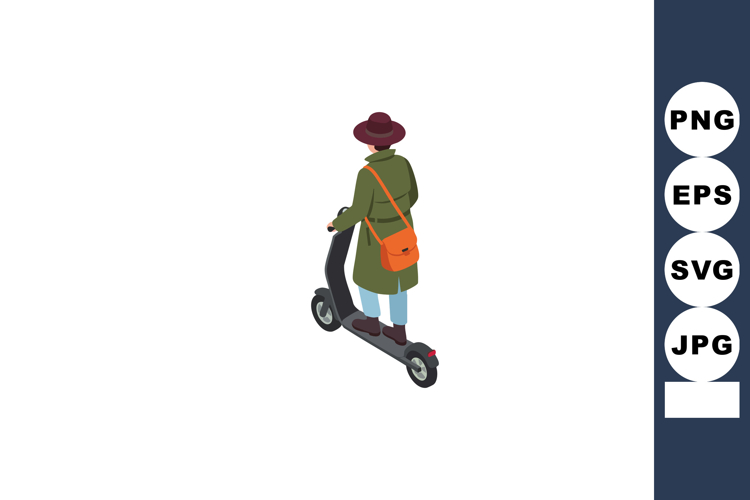 Scooter Clipart Image 21
