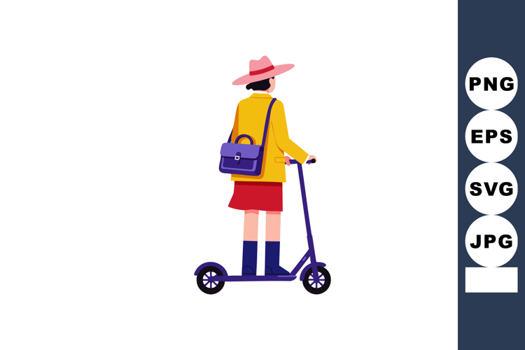 Scooter Clipart Image 20