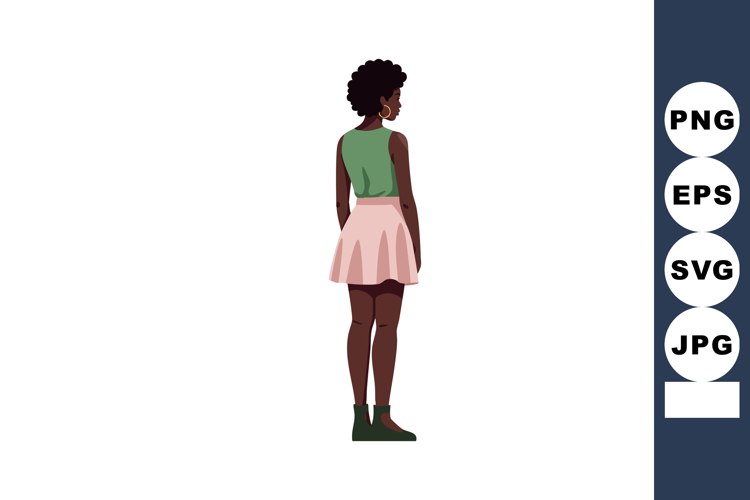 African American Woman Clipart