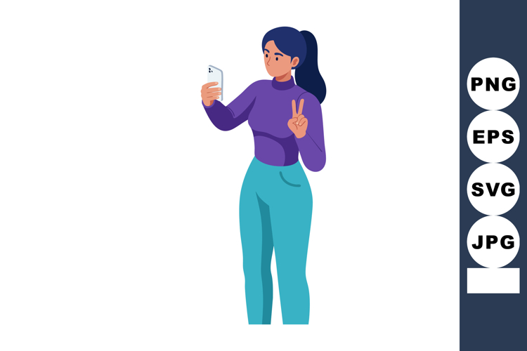 Selfie Clipart Image 6