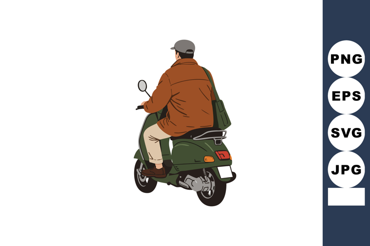 Scooter Clipart Image 20