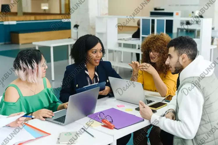 Briefing of a multinational company.