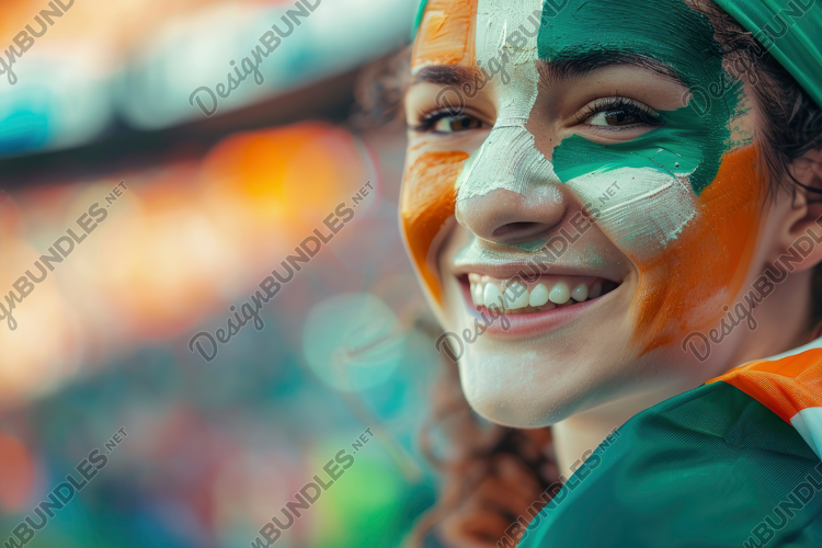 Girl Spectator Background Wallpaper