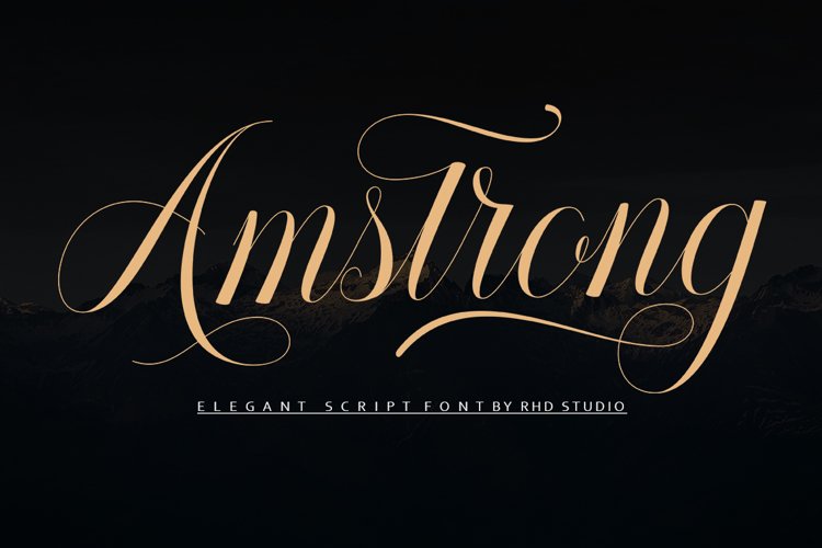 Amstrong Script example image 1