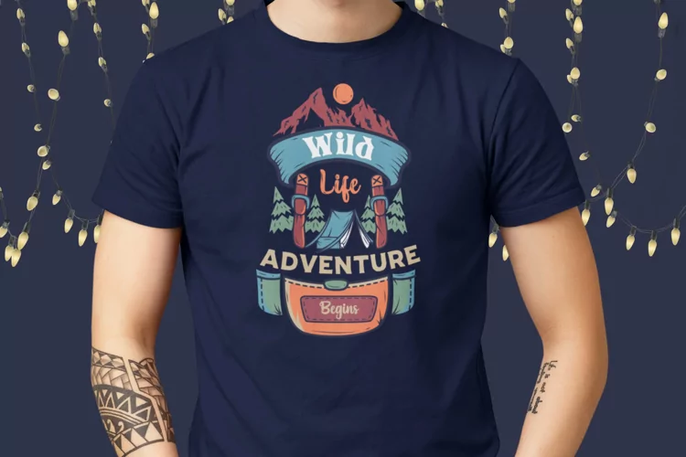 Wild Adventure Begin for T-Shirt Design SVG