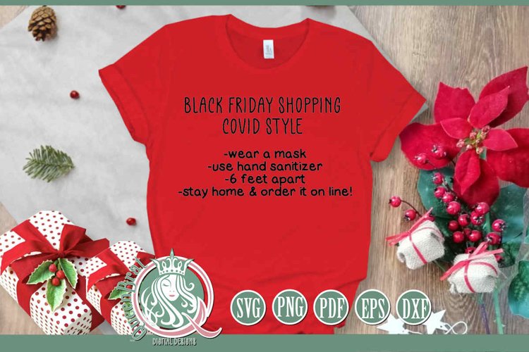 SVG | Black Friday Shopping Covid Style