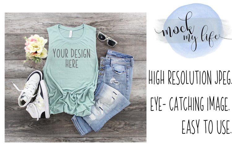 Bella Canvas Mockup / Shirt Mock up / Muscle Tank Top Mockup