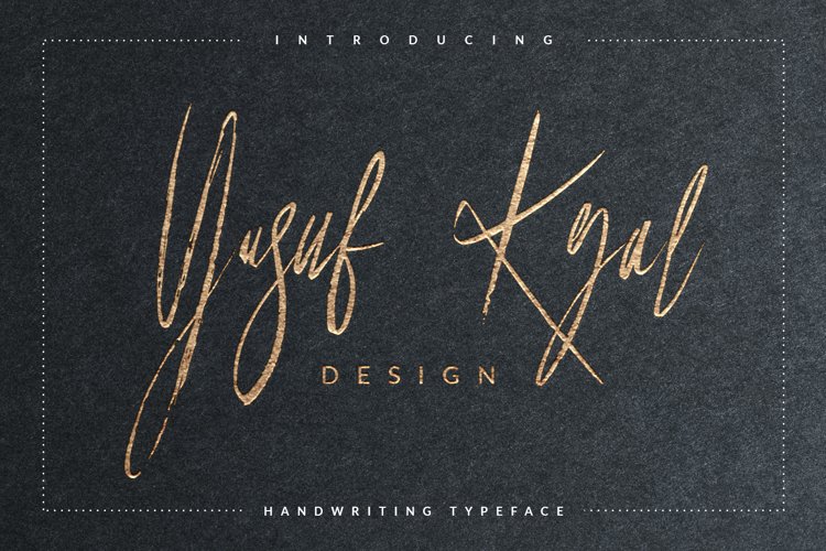 Yusuf Kral Art Font example image 1