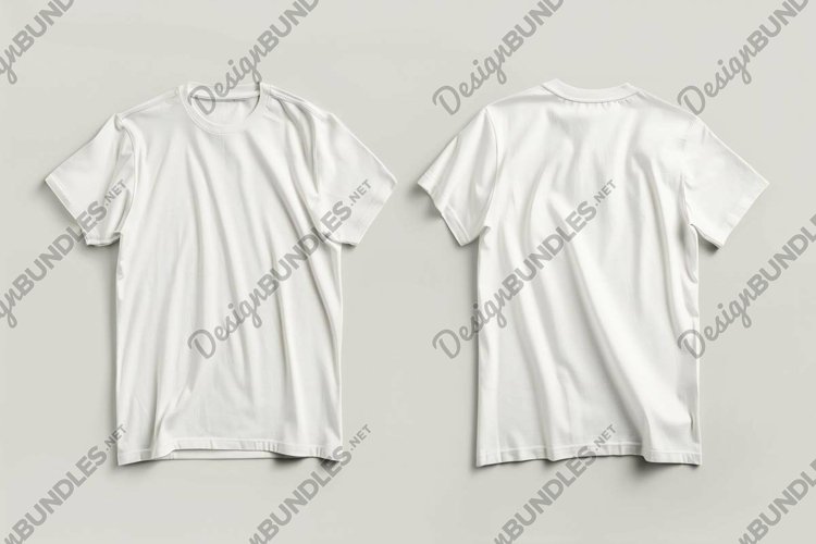 White Tshirt Mockup Image 5