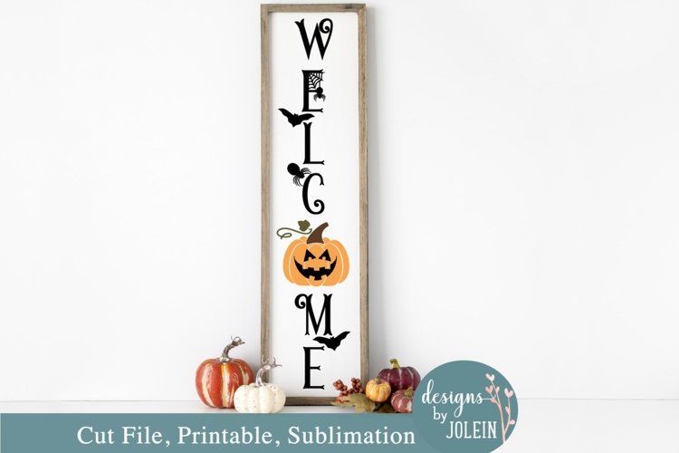 Halloween Welcome Porch SVG, Sublimation, Printable, Cricut example image 1