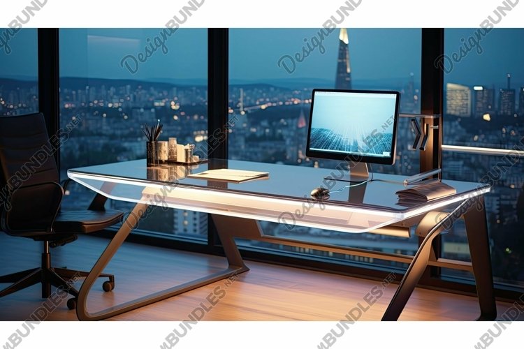 sleek light desk example image 1