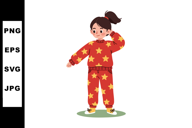 Ponytail Clipart Image 22