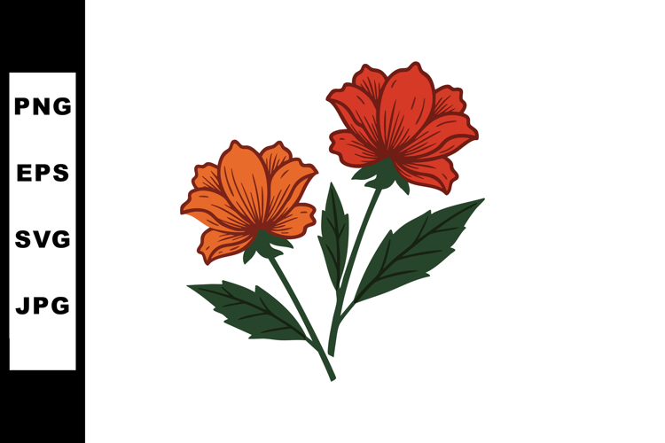 Hibiscus Vector Image 20