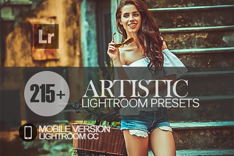 215 Artistic Lightroom Mobile bundle Presets example image 1