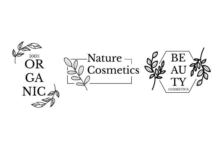 Nature Cosmetics Logo Collection example image 1
