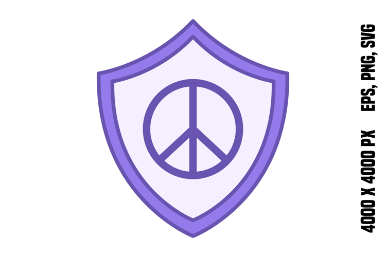 Colored Peace and Security Icon