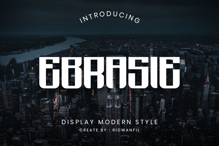 Ebrasie font example image 1