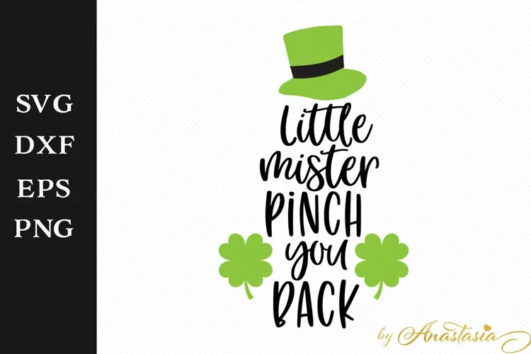 Little mister pinch you back SVG Cutting File