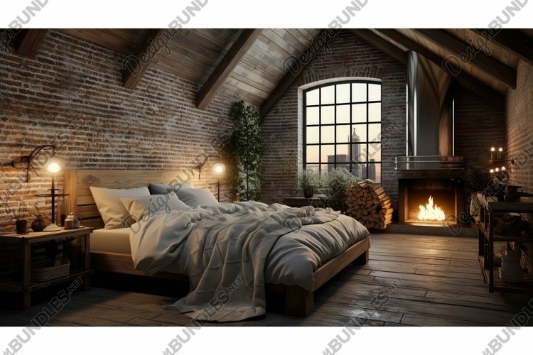 wooden interior decorating example image 1