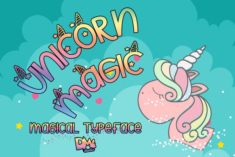 Unicorn Magic - Magical Typeface example image 1