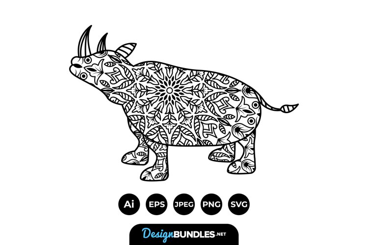 Black And White Animal Clipart Image 15