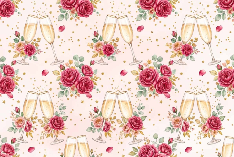 Floral Seamless Pattern Image 17