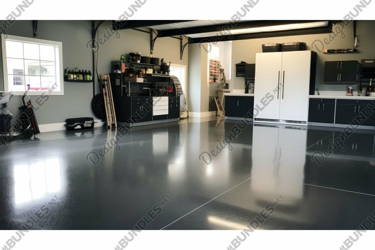 finish epoxy garage floor example image 1