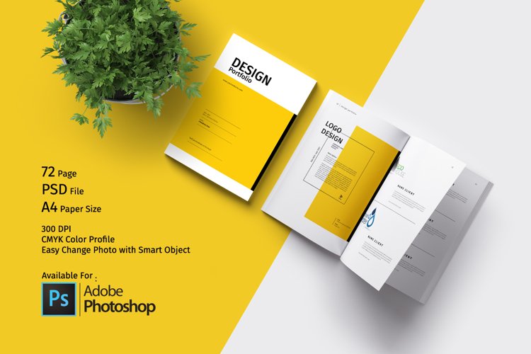 PSD - Portfolio Template example image 1
