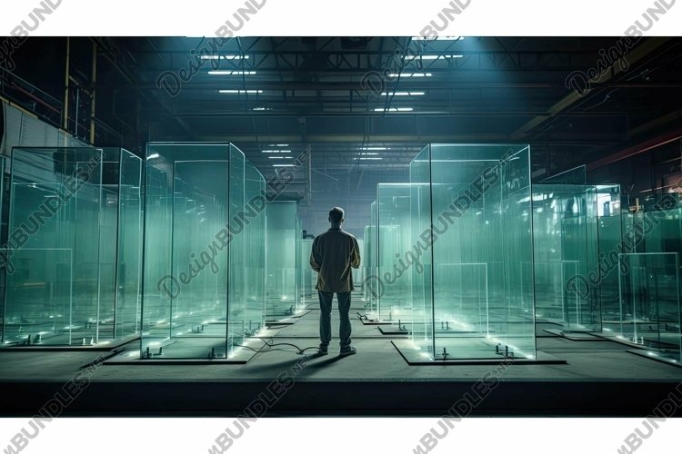inspecting pvc Glass Factory