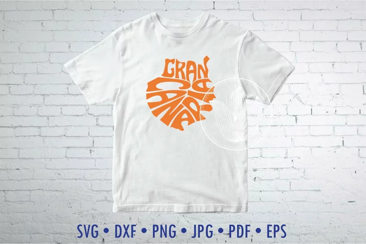 Grand Canaria SVG cut file in the shape of the island