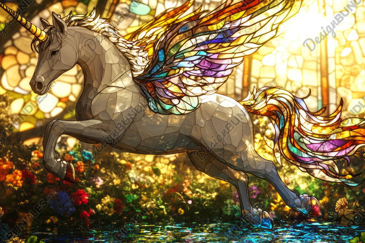 Stained Glass Texture Image 15